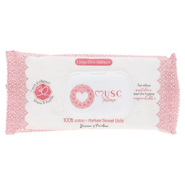 Lingettes Intimes Sweet Litchi La Délicieuse