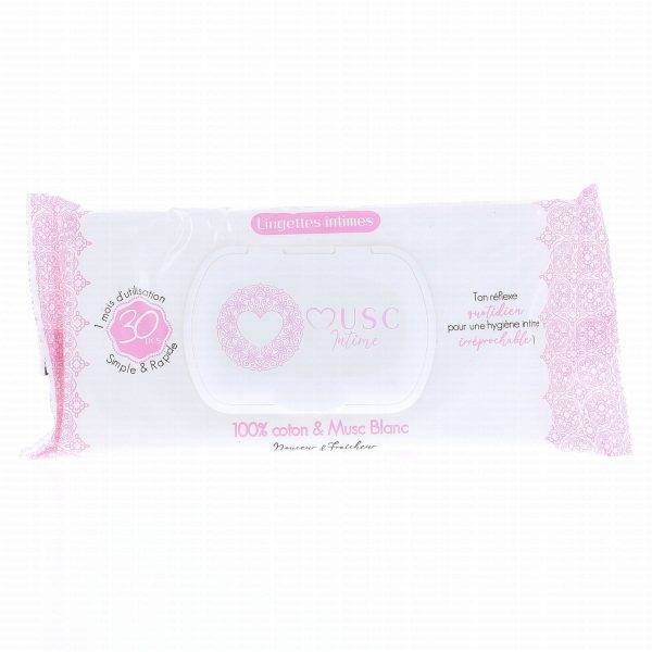 Lingettes Intimes Douceur Musc Intime