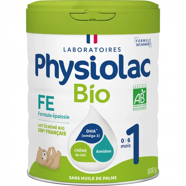 Lait Infantile Bio 1er Âge - Formule Épaissie (0-6 mois)
