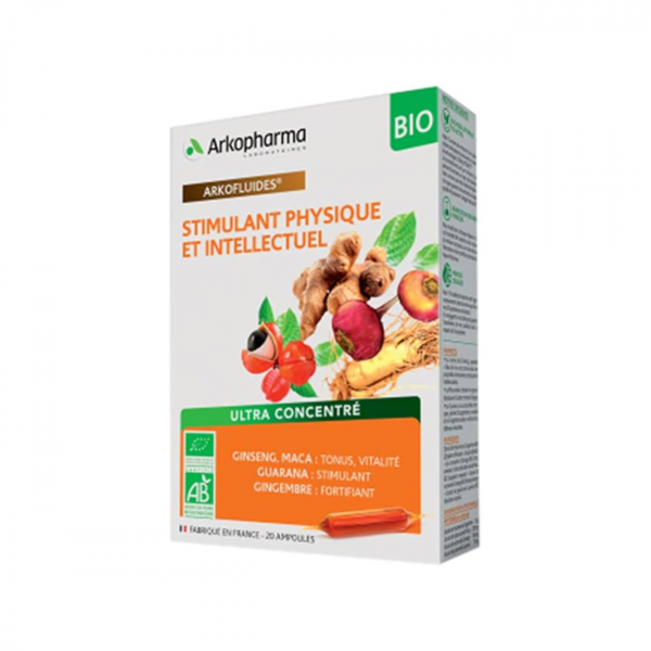 Arkofluides Stimulant Physique et Intellectuel Bio Arkopharma