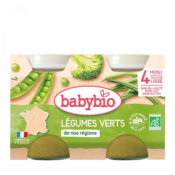 Babybio Petit Pot Légumes verts