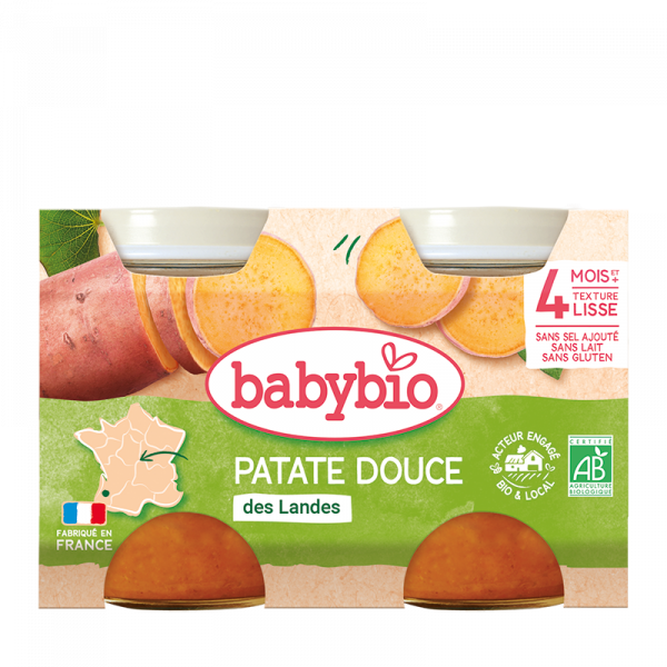 Purée bio Patate Douce des Landes Babybio