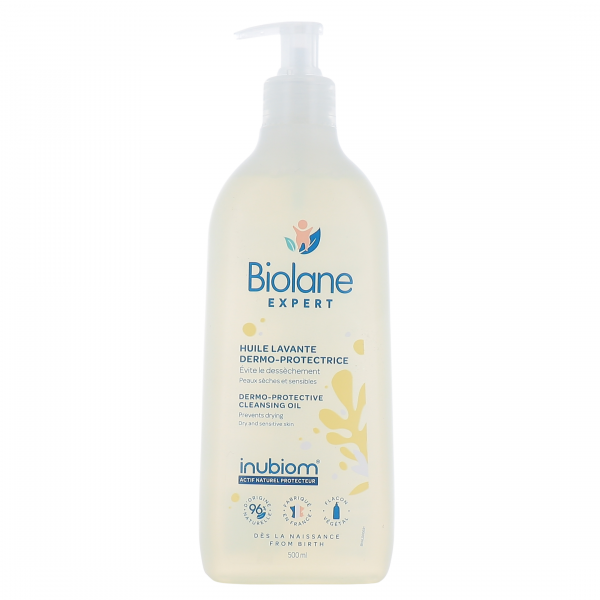 Huile Lavante Dermo-Protectrice - Biolane Expert (Nettoyage et hydratation pour la peau sensible de bébé)