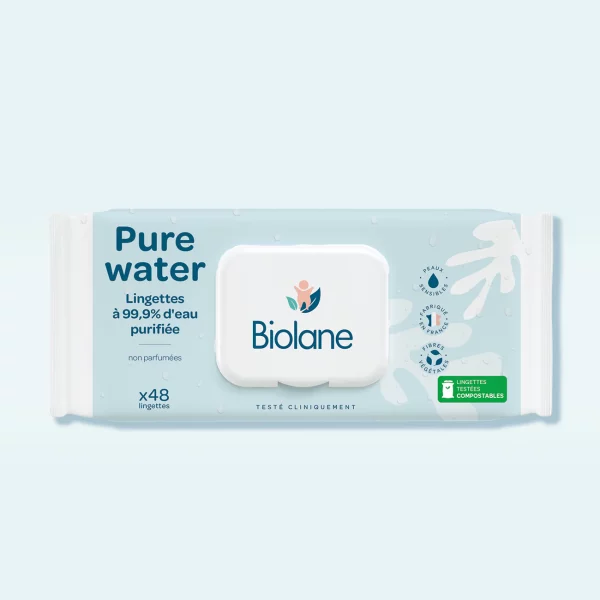Biolane Lingettes Pure Water
