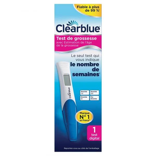 Clearblue Test de Grossesse Digital avec Estimation de l'Âge de la Grossesse