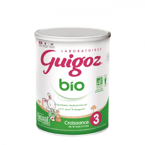 Lait de Croissance Guigoz Bio (Nutrition biologique pour enfants de 1 à 3 ans)