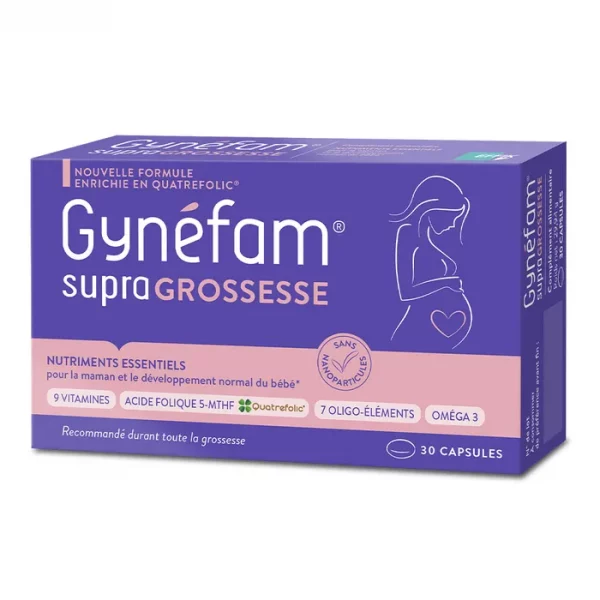 Gynefam Supra Grossesse - Boîte de 30 Capsules