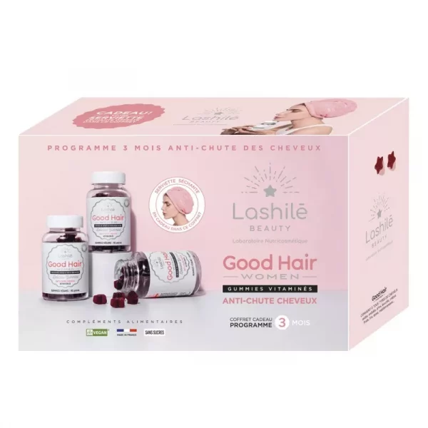 Lashilé Trio Good Hair Women (3 flacons de 60 gummies)