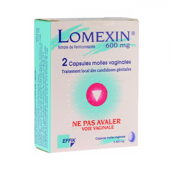 Lomexin 600 mg Capsule Molle Vaginale
