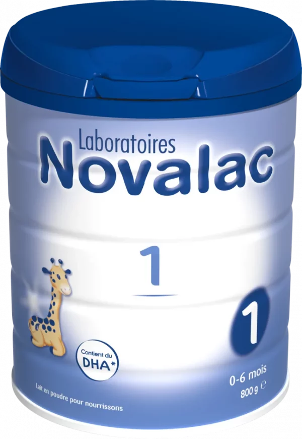 Novalac Lait 1er Âge 800g - Lait infantile pour nourrissons de 0 à 6 mois