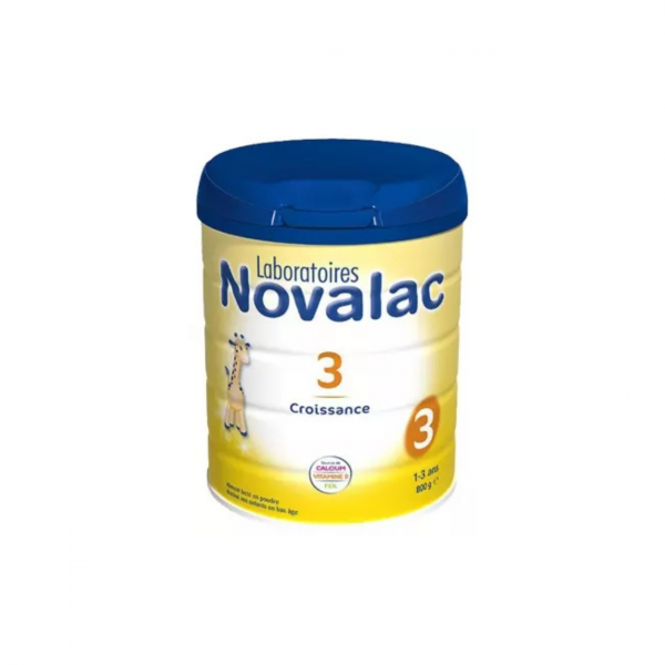 Novalac 3 - 800 g (Lait de croissance pour enfants de 1 à 3 ans)