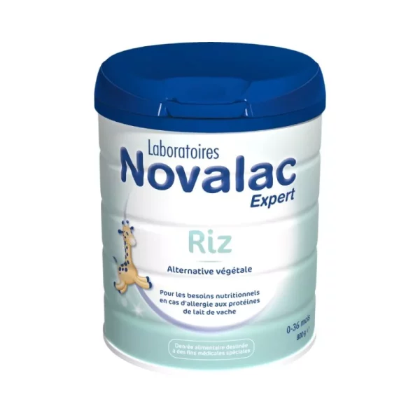 Novalac Riz - 0-36 mois (Lait infantile hypoallergénique à base de riz)