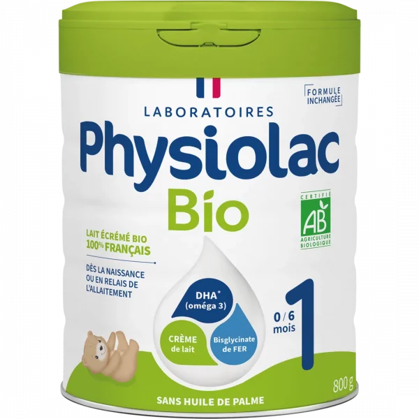 Lait Infantile Bio 1er Âge - Physiolac (0-6 mois)