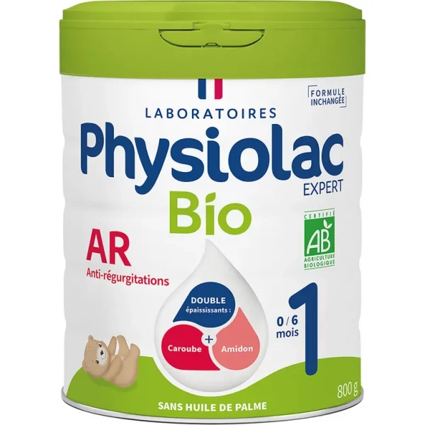 Physiolac Bio AR 1er Âge - Anti-Régurgitation (0-6 mois)