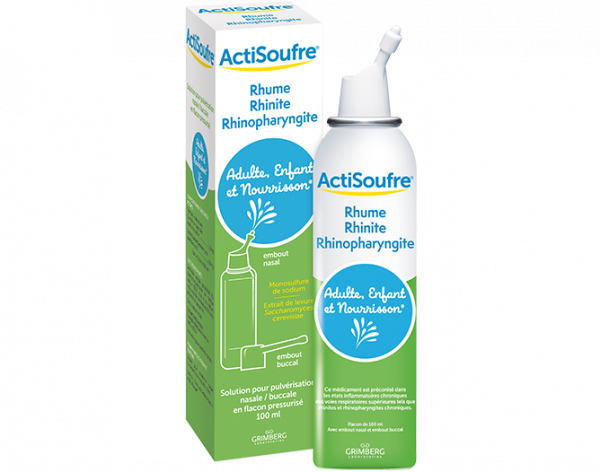 Actisoufre Solution - Traitement ORL