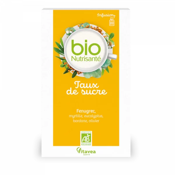 Infusion Régulation des Sucres - Vitavea (20 sachets)