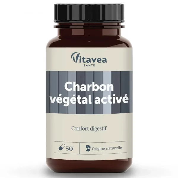 Vitavea Santé Charbon Végétal Activé Confort Digestif 50 Gélules