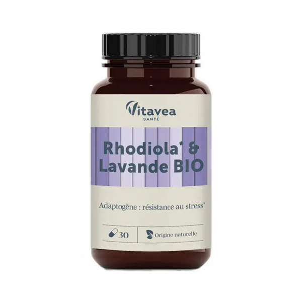 Vitavea Santé Rhodiola & Lavande Bio Résistance au Stress