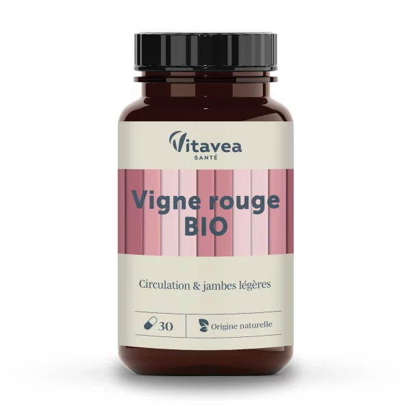 Vitavea Vigne Rouge Bio 30 Gélules