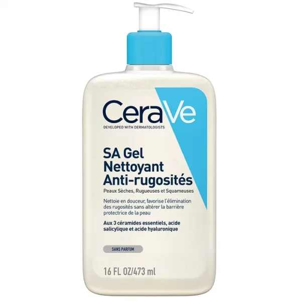CeraVe SA Gel Nettoyant Anti-Rugosités (473ml)