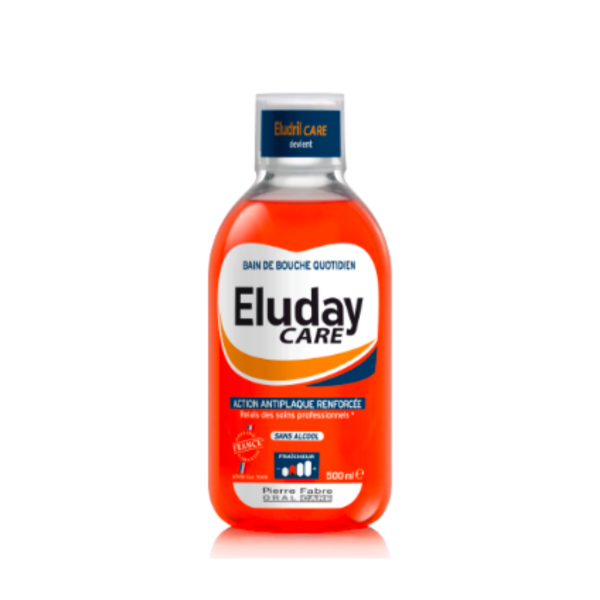 Eluday Care Bain de Bouche Quotidien Antiplaque 500 ml