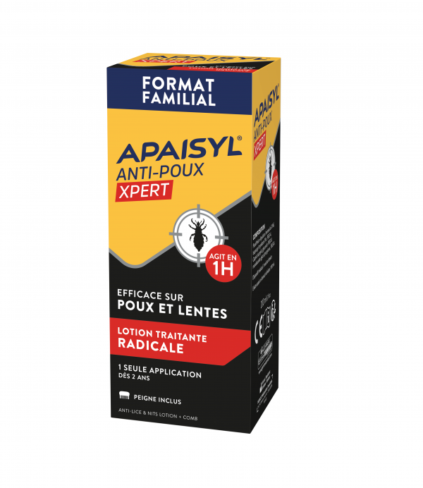 Apaisyl Xpert Lotion Anti-Poux et Lentes
