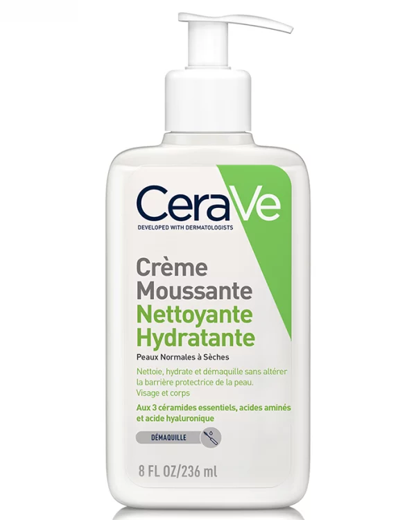 CeraVe Crème Moussante Nettoyante Hydratante (236ml)