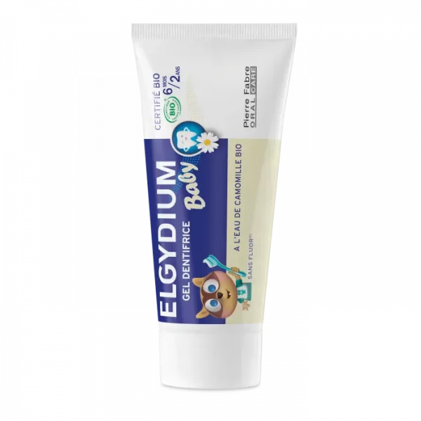 Elgydium Baby Dentifrice Bébé 6 Mois - 2 Ans Certifié Bio