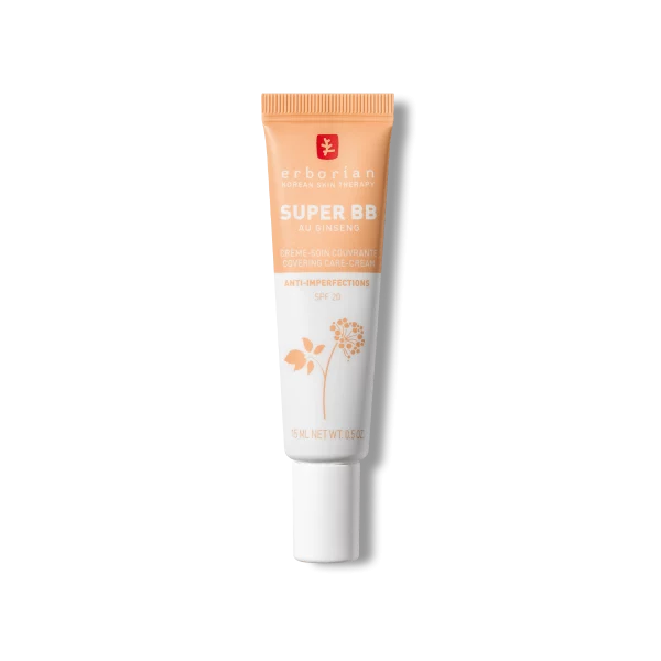 Super BB Crème Couvrante Anti-Imperfections Teinte Doré d'Erborian (15ml)