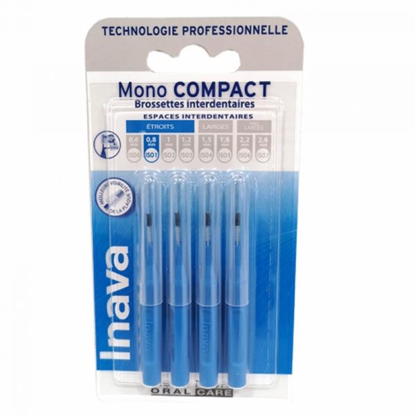 Inava Mono Compact Brossette Bleu