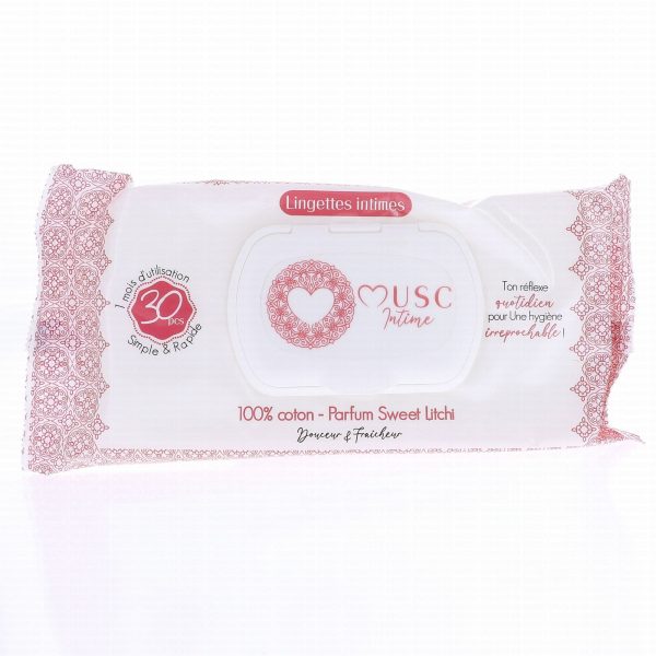 Lingettes Intimes Sweet Litchi La Délicieuse