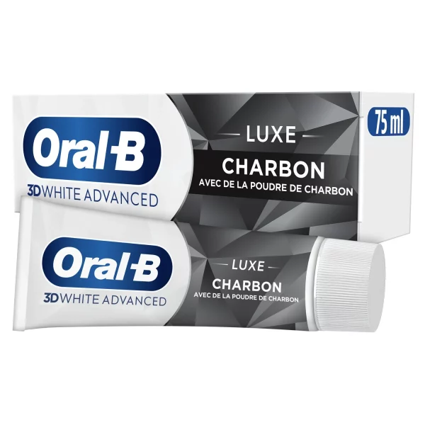 Oral-B 3D White Advanced Luxe Charbon Dentifrice