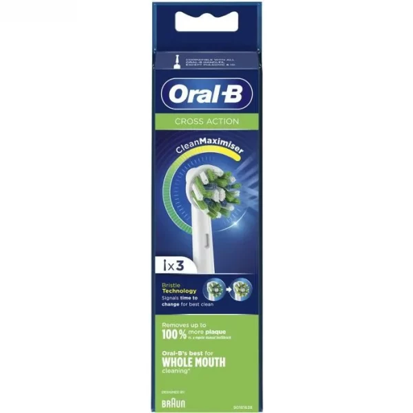 Oral-B Brossette CrossAction avec Technologie Clean