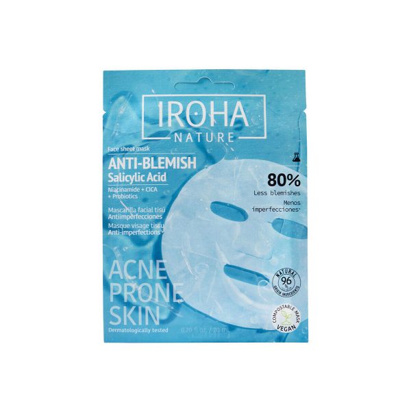 Iroha Nature Masque Facial en Tissu Anti-Imperfections Anti-Blemish