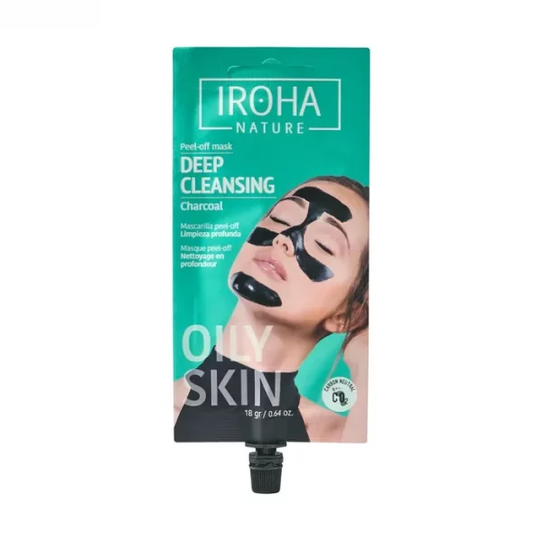 Iroha Nature Deep Cleansing Masque Peel-Off Detox au Charbon