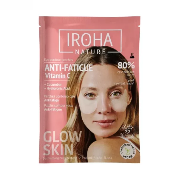 Iroha Nature Patchs Contour des Yeux Anti-Fatigue et Illuminateur Vitamine C
